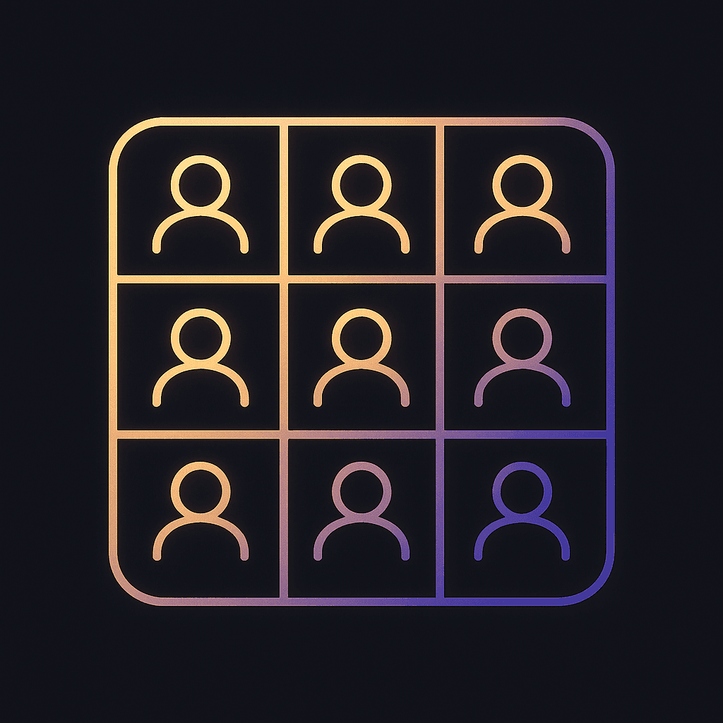 Persona grid icon
